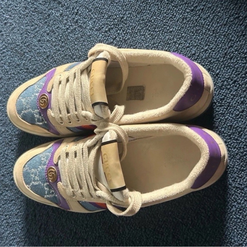 Gucci woman Sneakers - Purple and Blue Accents